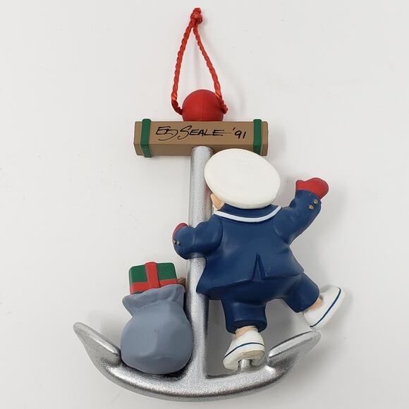 Hallmark 1991 Santa Sailor Handcrafted Keepsake Holiday Christmas Ornament - Picture 4 of 4